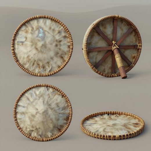 wpn033 rattan shield silhouette sheet